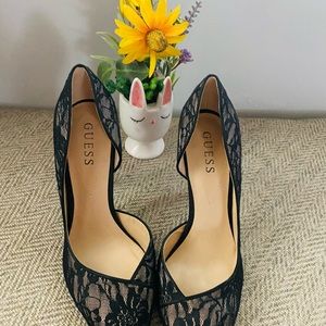 New GUESS brand sexy lace heels
